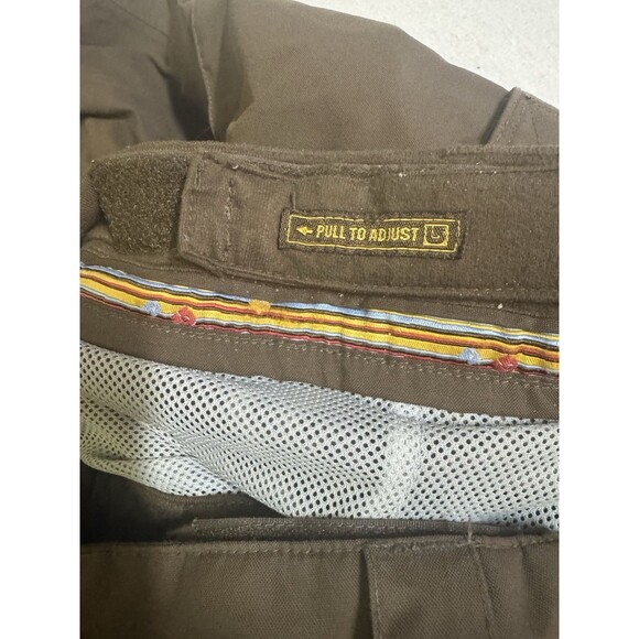 Y2K Burton Snowboarding Pants Men's Size Small Insulated Waterproof Brown Cargo - Picture 5 of 14